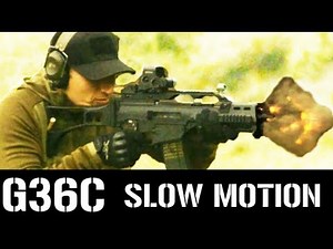 G36C Firing in Super Slow Motion