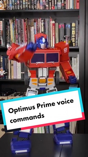 A voice controlled Optimus Prime is the coolest thing we’ve seen this week! #transformers #optimusprime #toys #robotdance