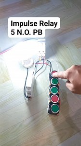 Impulse relay switching light in several location using normally open push button in parallel #electrician #relay #panelboard #control #power #technician #switch #wiring #diy #electrical | Electricians Guide