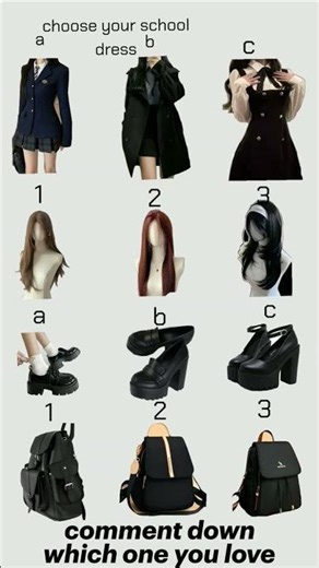 select your school uniform ☺️#cutieeplayer