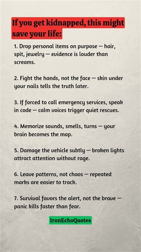 7 "Illegal" Ways To Survive a Kidnapping (The Police Won't Tell You)