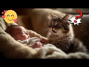 Baby Loves Cat Videos / 😻Cats and kids are best friends.