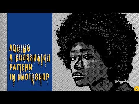 53-Adding a crosshatch shading pattern in photoshop