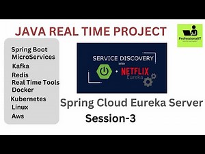 Springboot microservices realtime project | Session03 | Spring Cloud Registry Eureka Server