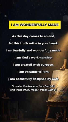 I AM FEARFULLY AND WONDERFULLY MADE ✨ Biblical Truths Before Sleep | Psalm 139:14
