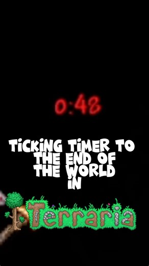 TICKING TIMER TO WHAT WE THINK IS THE END OF TERRARIA #terraria #funny #gaming #gameplay #memes