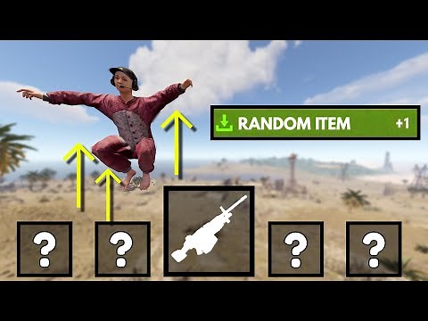 This Modded Rust Server Gives Random Items Everytime You Jump