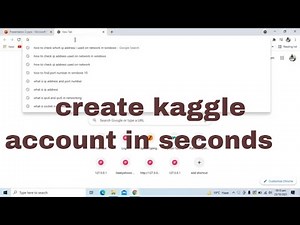 How to create kaggle account ||What is kaggle account?