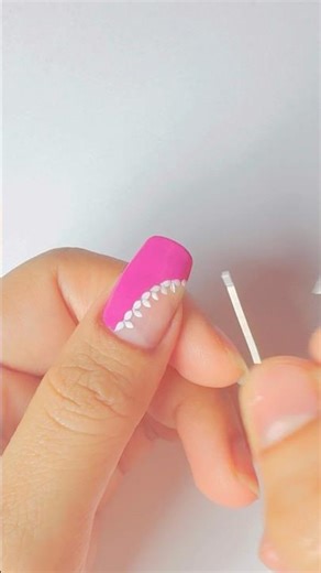 Easy 💕Nailart using safety pin #simplenails #nails #naildesign #nailtutorial #shortsvideo #shorts