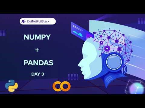 AI Engineer | Day-3 | NumPy & Pandas Tutorial | Data Handling in Python #ai #python