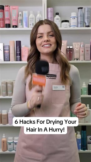 Get ready in record time with these 6 Hacks For Drying Your Hair In A...