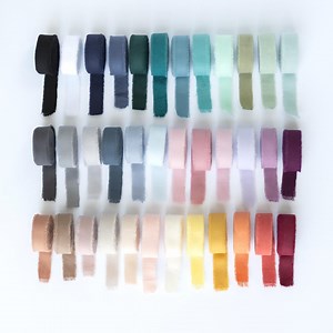 Hand-torn Cotton Frayed Edges Ribbons: Sewing-diy-journal Crafting, Easter Ornament Hanging, Gift Wrapping, Wedding Invitations - Etsy