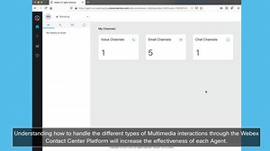 Webex Contact Center Agent Desktop Experience - Cisco Video Portal