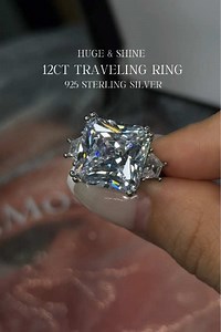 Big 925 Silver Statement Ring That Looks Like $1 Million