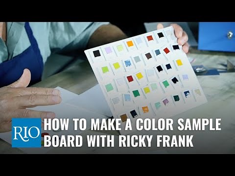 How To Make A Color Sample Board with Ricky Frank