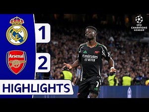 Real Madrid vs Arsenal 1-2 | All Goals & Extended Match Highlights 2025 - UEFA Champions League