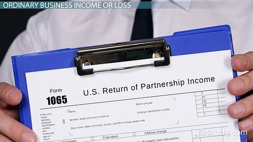 Form 1065: Partnership's Ordinary Business Income & Separately Stated Items