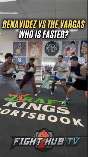 Benavidez vs The Vargas brother in the speed challenge- who is faster?