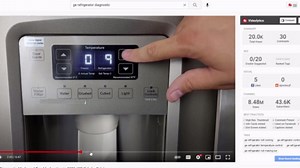 How to use GE French door refrigerator diagnostics, forced defrost, Sabbath mode and demo mode