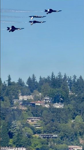 Blue Angels ✈️✈️✈️✈️ Seattle Sea Fair 2026 (4K)