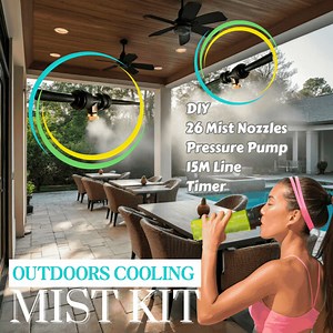 🌟 Just Launched: Beat the Heat with Our Cool Mist Kit! 🌡️💨 Summer's here, and so is our solution to scorching days! Introducing our brand-new Cooling Mist System, perfect for creating refreshing oases in various spaces. 🍽️ Restaurants: Keep your outdoor diners cool and coming back! 🏡 Home Patios: Transform your backyard into a chill hangout spot. 🌱 Gardens & Greenhouses: Your plants will thank you for the misty TLC. Why you'll love it: ✅ Drops temps by up to 6°C ✅ Easy to install ✅ Adjusta