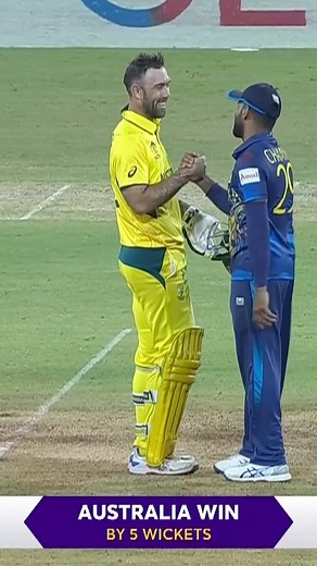 318K views · 7K reactions | Australia register their first #CWC23 win!  #AUSvSL #Cricket #CricketReels | ICC - International Cricket Council | Facebook