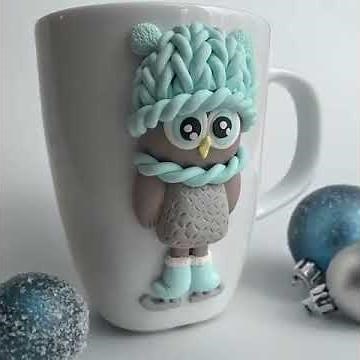Decorative Polymer Clay Mug Decorative Mug Clay