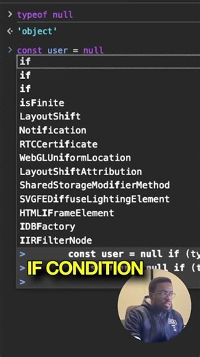 The oldest bug in JavaScript history. #shorts #javascript #programming #shortvideo #short