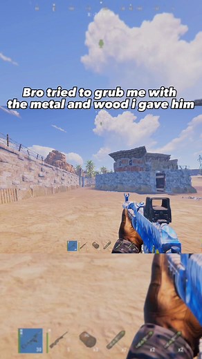 thought he was chill 😭 #rust #crust #rustconsole #rustclips #rustgame #rustgameplay #rusttok #rustce