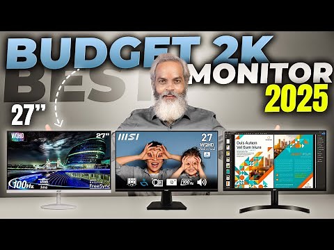 Best Budget 27 inches 2K Monitors in 2025