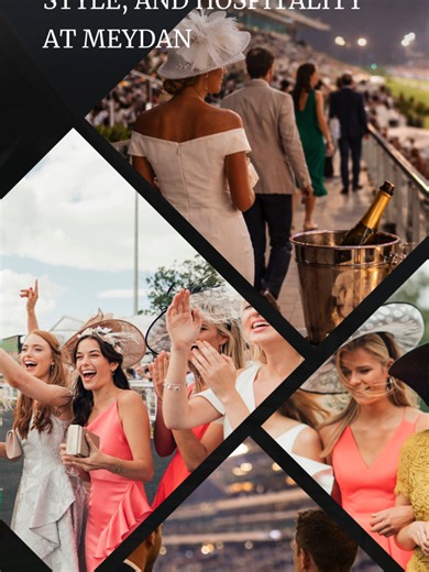 Race Night 10 at Meydan features the Dubai Millennium Stakes (G3), a 2000m turf contest run in honour of the 2000 Dubai World Cup winner. Friday night racing at Meydan blends elite competition with atmosphere, fashion, and world-class facilities. #meydanracecourse #dubairacingcarnival