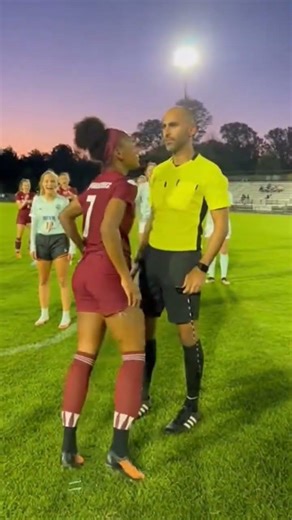 When a Female Referee Gets the Funniest Red Card Reaction