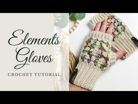 How to Crochet the CUTEST Granny Square Gloves