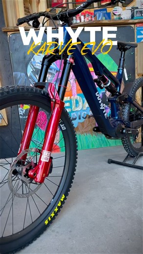 Whyte Karve Evo: 180mm travel, carbon/alloy frame, MX wheels, Avinox M2S motor and 800Wh battery.