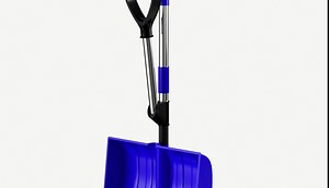 Snow Shovel, Heavy Duty Impact Resistant Snow Shovel Removal Tool with 16 Inch Wide Blade and D-Grip Handle for Driveway and Yard (4.5FT)