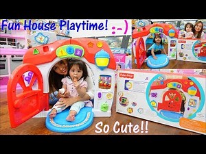 Toy Channel: Educational Toy for Toddlers. Fisher-Price Interactive Play Set. Learn Shapes & Letters