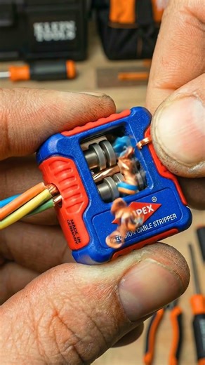 Tiny But Powerful! KNIPEX Precision Wire Stripper You NEED to See 🔥⚡ #tools