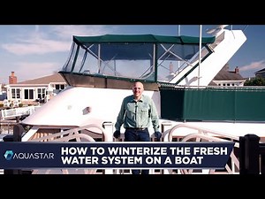 How to Winterize the Fresh Water System on a Boat
