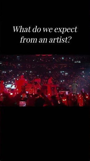 What do we expect from an artist?