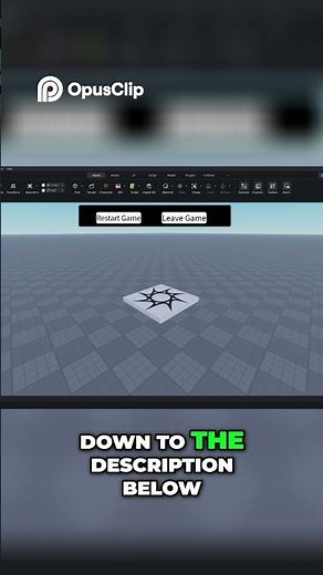 Create a Rejoin/Leave Game Button in Roblox with TextButtons! | #shorts