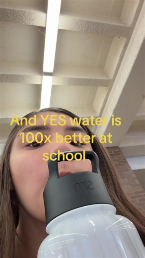 I love iced water at school | water