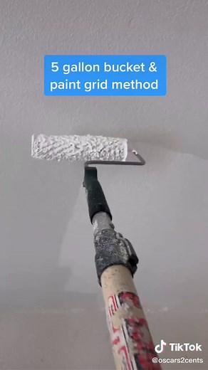 DIY Paint Bucket and Grid Method for Remodeling