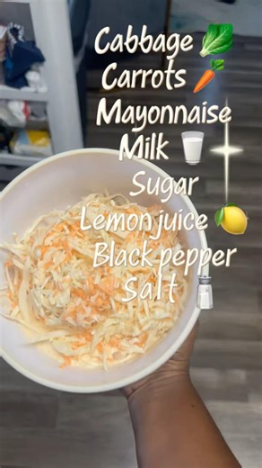quick and easy coleslaw recipe. #coleslawrecipe #fyp #foodies #shorts