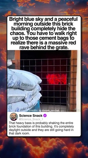 UNDERGROUND TECHNO PARTY STILL GOING IN THE MORNING