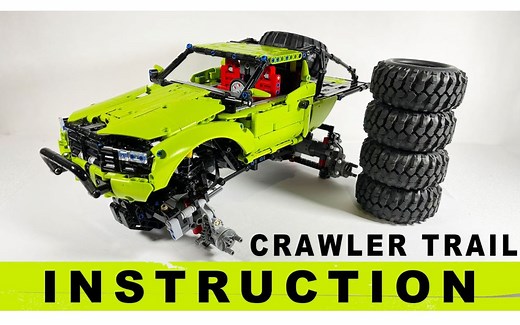 绿色攀爬车 搭建说明 LEGO乐高 Technic科技/机械 MOC