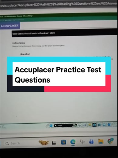 Accuplacer Practice Test Questions #accuplacermath #accuplacer #accuplacertest #accuplacerstudyguide #accuplacerhelp Accuplacer community college test answers for Accuplacer writing exam 2025