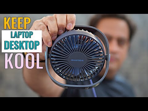 Personal USB Desk Fan keeps Laptop, Desktop and yourself cool!