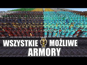 Zebrałem WSZYSTKIE 3840 zestawów zbroi w Minecraft Hardcore!