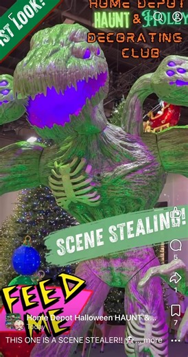 FIRST LOOK! Home Depot 2026 Halloween Animatronic #halloween #homedepothalloween #shortvideo