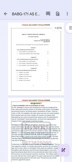 babg 171 solved assignment 2025-26 , IGNOU babg171 assignment 2025-26 , IGNOU assignment 2026